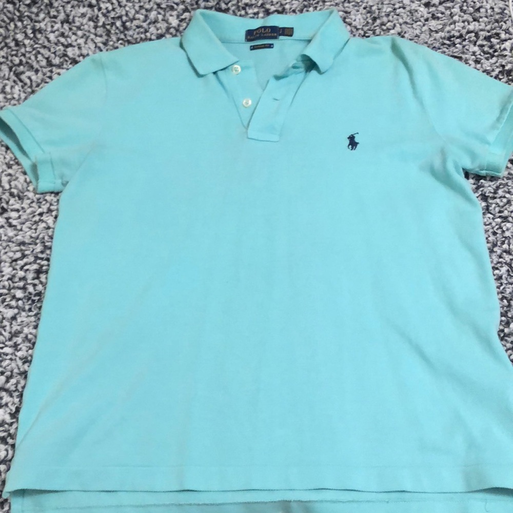 blue collar shirt